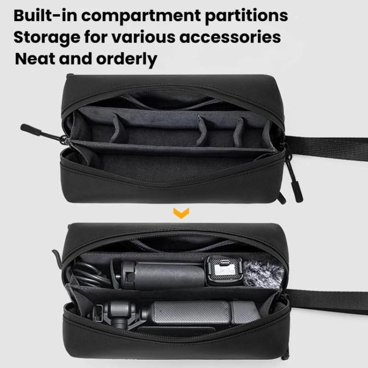Bolsa de almacenamiento pequeña Cwatcun D240, portátil, impermeable, para cámara deportiva para DJI Osmo Pocket 3 (negra) —…