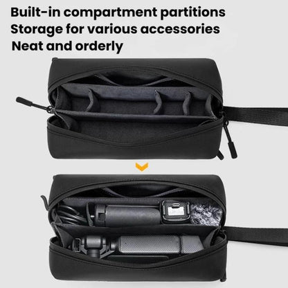 Bolsa de almacenamiento pequeña Cwatcun D240, portátil, impermeable, para cámara deportiva para DJI Osmo Pocket 3 (negra) —…