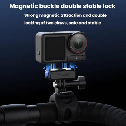 Soporte adaptador magnético TELESIN para DJI Osmo Action 3 (negro) — imagen 6