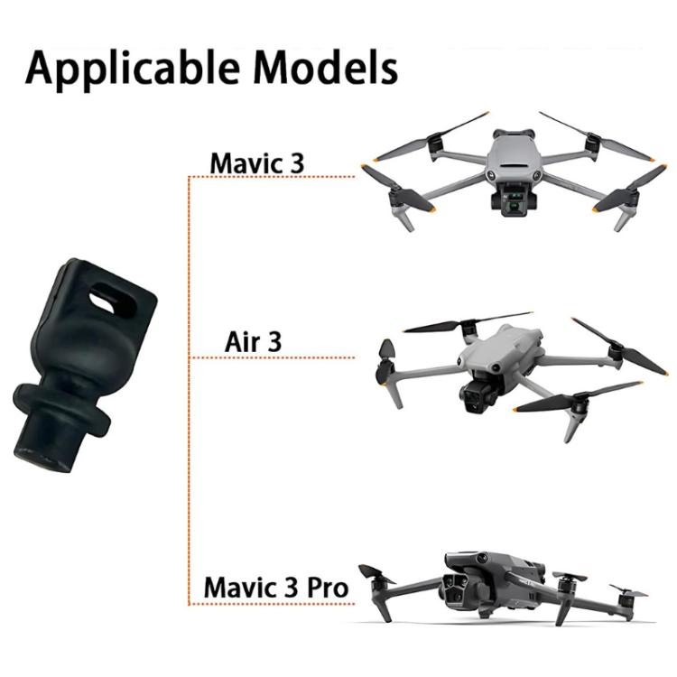 2 bolas amortiguadoras antideslizantes para reparación de drones para DJI Mavic 3 Pro / Air 3 (negra) para DJI DJI Mavic 3 P…
