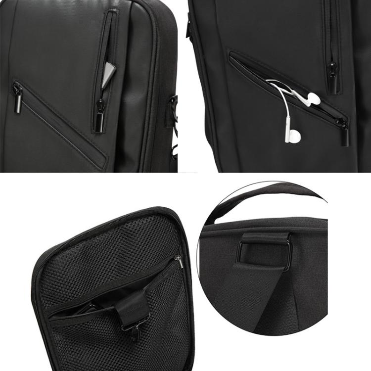 Estuche de transporte para dron, mochila de PU y EVA, bolso de hombro portátil para DJI Mini 5 Pro (negro) — imagen 6