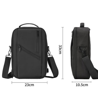 Estuche de transporte para dron, mochila de PU y EVA, bolso de hombro portátil para DJI Mini 5 Pro (negro) — imagen 7