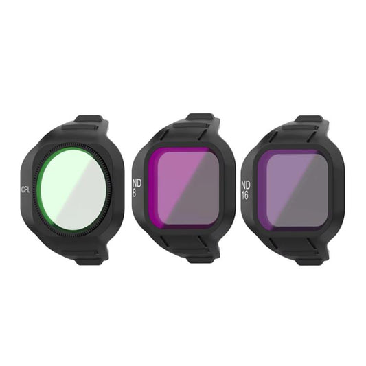 Filtros de lente magnéticos CPL+ND8+ND16 para dron para DJI Mini 5 Pro