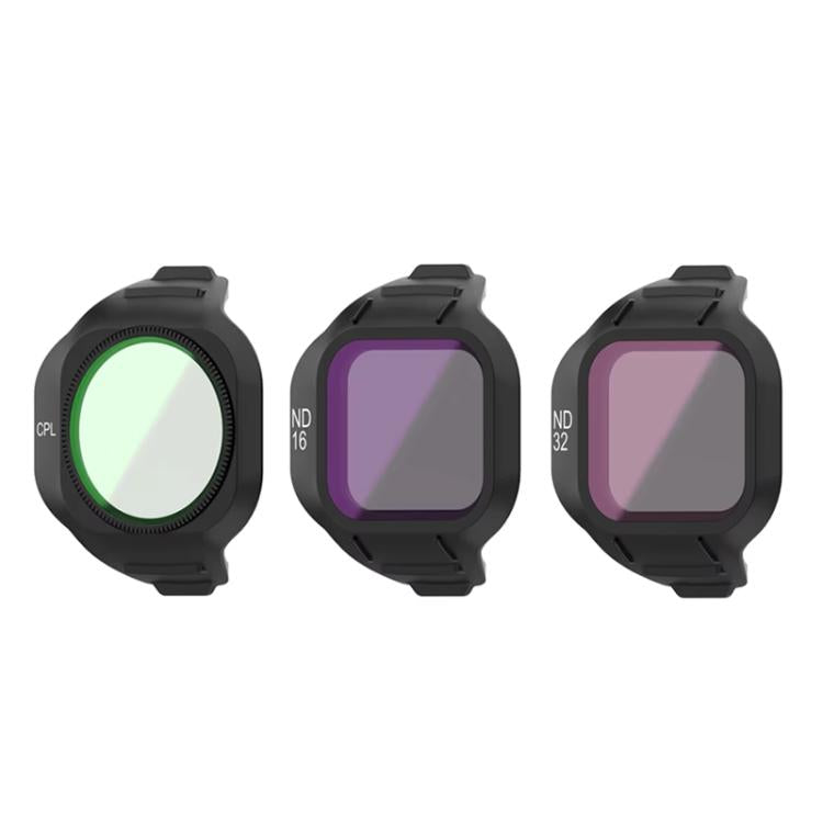 Filtros de lente magnéticos CPL+ND16+ND32 para dron para DJI Mini 5 Pro
