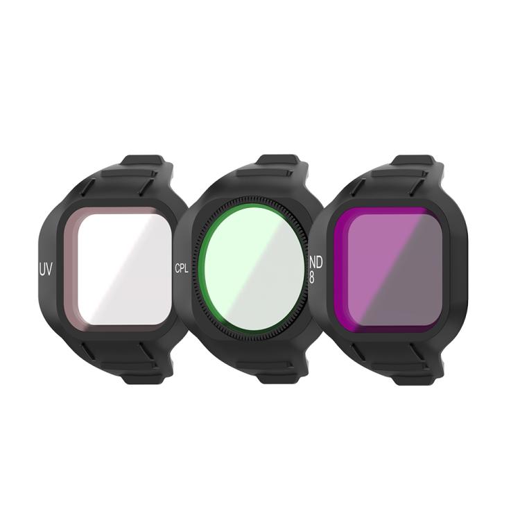 Filtros de lente magnéticos UV+CPL+ND8 para dron para DJI Mini 5 Pro