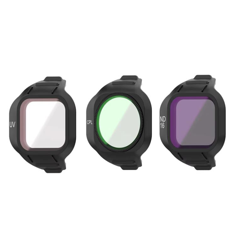 Filtros de lente magnéticos UV+CPL+ND16 para dron para DJI Mini 5 Pro