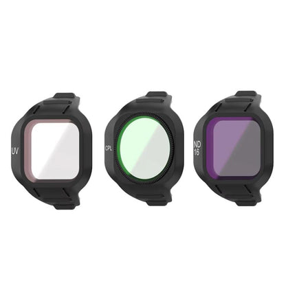 Filtros de lente magnéticos UV+CPL+ND16 para dron para DJI Mini 5 Pro