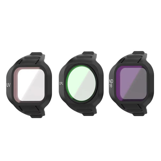 Filtros de lente magnéticos UV+CPL+ND16 para dron para DJI Mini 5 Pro