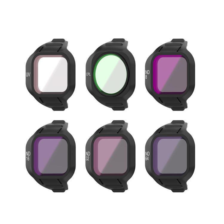 Filtros de lente magnéticos ND8+ND16+ND32+ND64+UV+CPL para dron para DJI Mini 5 Pro