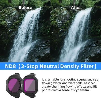 Filtros de lente magnéticos ND8+ND16+ND32+ND64+UV+CPL para dron para DJI Mini 5 Pro — imagen 5