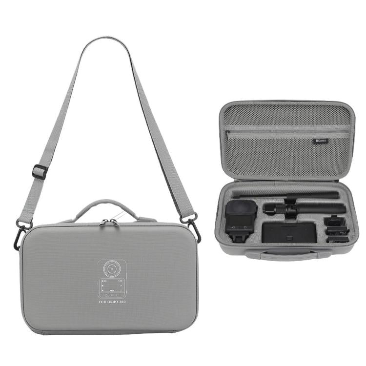 Estuche de transporte BKano, compatible con asa giratoria Vortex para DJI Osmo 360 (gris)