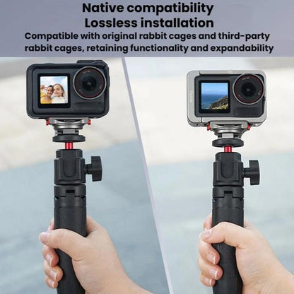 Soporte magnético de liberación rápida Flymile para DJI Osmo 360 / Osmo Action 3 (negro) para DJI DJI Osmo 360, DJI Osmo Act…