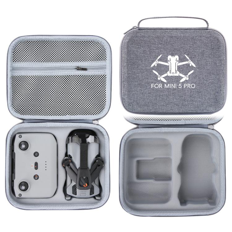 Bolsa de almacenamiento de nailon, bolso de mano portátil para DJI Mini 5 Pro (gris)