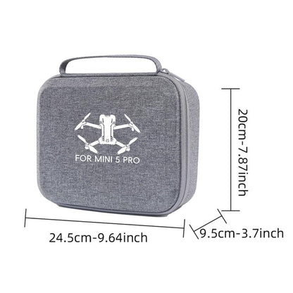 Bolsa de almacenamiento de nailon, bolso de mano portátil para DJI Mini 5 Pro (negro) — imagen 7