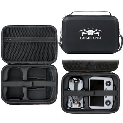 Bolsa de transporte de hombro de PU para DJI Mini 5 Pro (negra)
