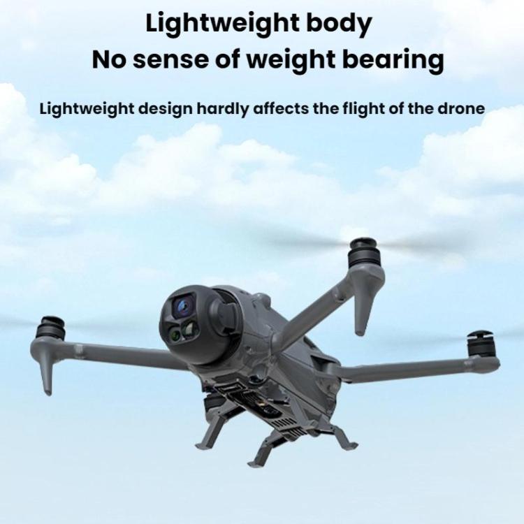 Trípode Accesorio de tren de aterrizaje para con soporte elevado BRDRC para DJI Mavic 4 Pro (gris) — imagen 9