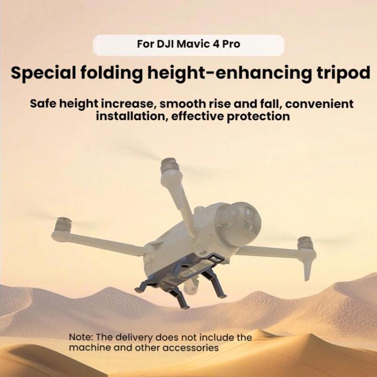 Trípode Accesorio de tren de aterrizaje para con soporte elevado BRDRC para DJI Mavic 4 Pro (gris) — imagen 10