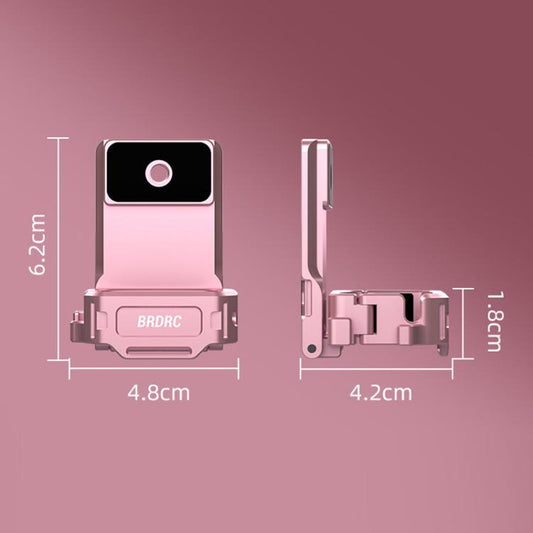 Clip Adaptador de trasero expandible con montaje magnético BRDRC para DJI Osmo Pocket 3 (rosa) — imagen 2