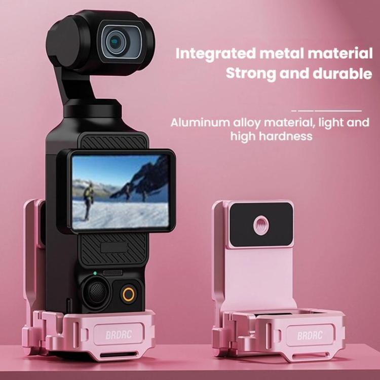 Clip Adaptador de trasero expandible con montaje magnético BRDRC para DJI Osmo Pocket 3 (rosa) — imagen 11