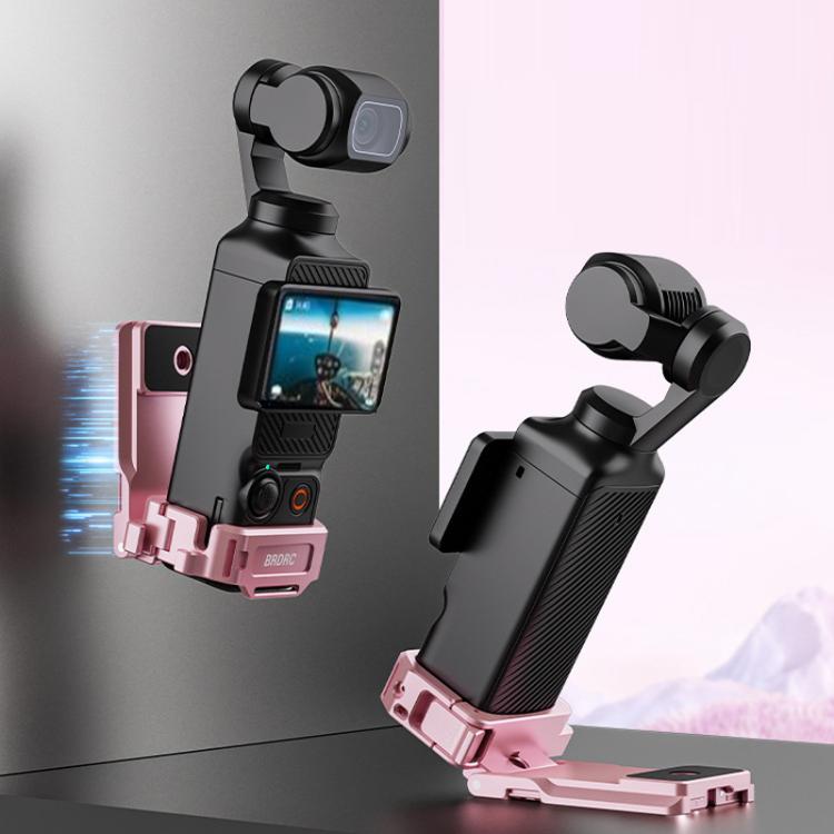 Clip Adaptador de trasero expandible con montaje magnético BRDRC para DJI Osmo Pocket 3 (rosa) — imagen 14