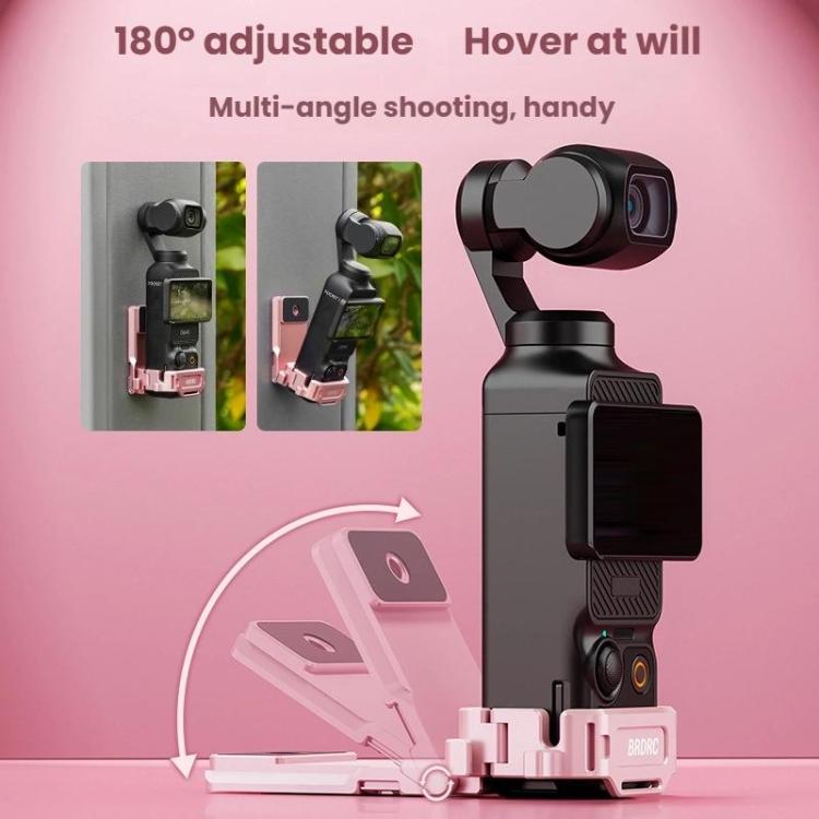 Clip Adaptador de trasero expandible con montaje magnético BRDRC para DJI Osmo Pocket 3 (rosa) — imagen 4