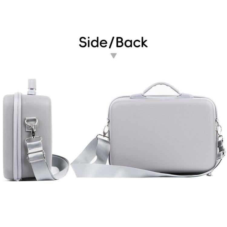 Bolsa organizadora de PU integrada, bolso de hombro portátil de viaje para DJI Mini 5 Pro (gris) — imagen 5
