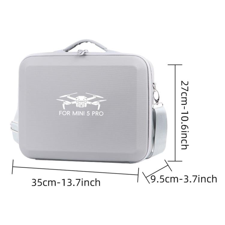 Bolsa organizadora de PU todo en uno, bolso de hombro portátil de viaje para DJI Mini 5 Pro (negro) — imagen 8