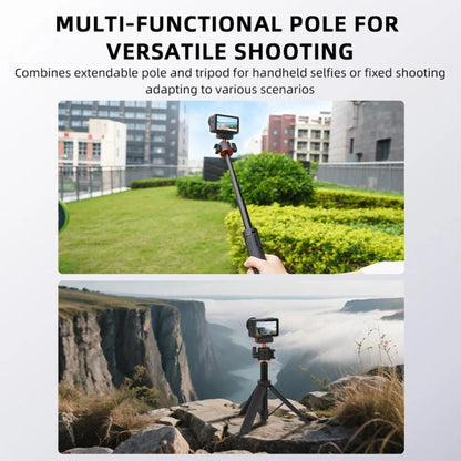 Soporte 4/5 Pro Flymile AC5012_5 para palo selfie extendido Trípode magnético de liberación rápida para DJI Osmo Action 3 —…