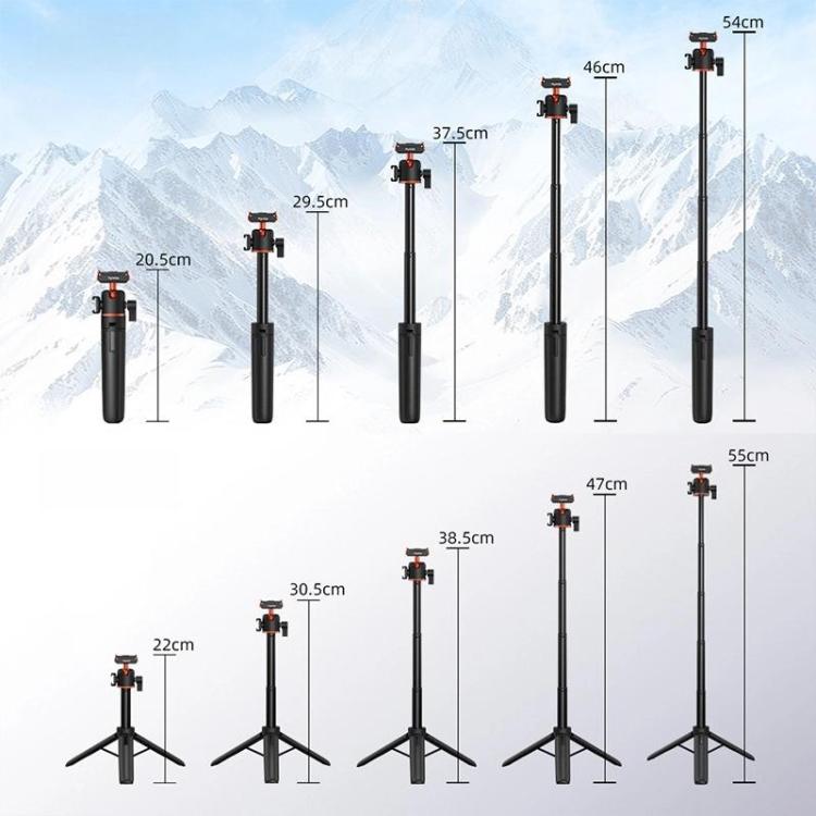Soporte 4/5 Pro Flymile AC5012_5 para palo selfie extendido Trípode magnético de liberación rápida para DJI Osmo Action 3 —…