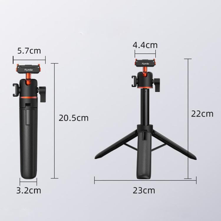 Soporte 4/5 Pro Flymile AC5012_5 para palo selfie extendido Trípode magnético de liberación rápida para DJI Osmo Action 3 —…