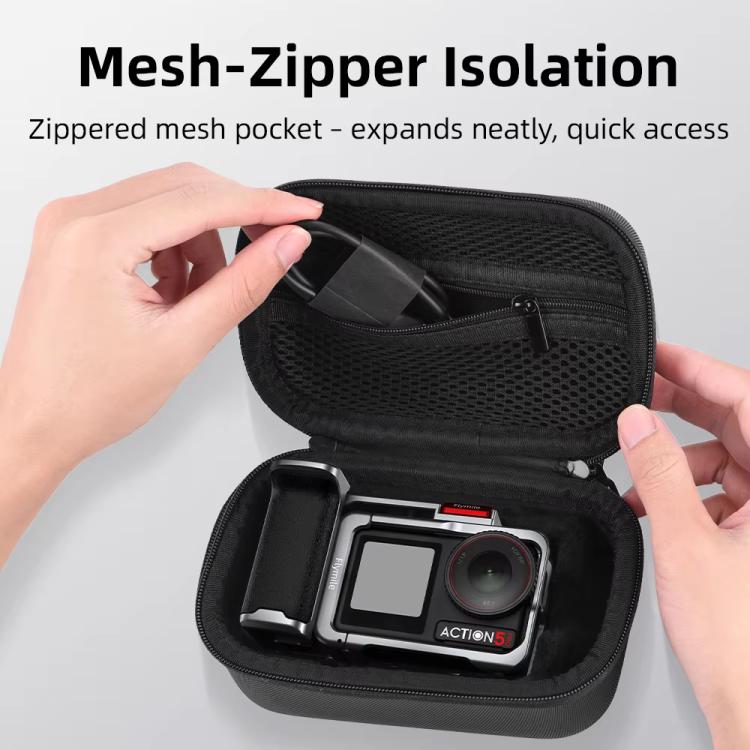 Estuche de transporte Flymile, negro) para DJI Osmo Action 5 — imagen 4