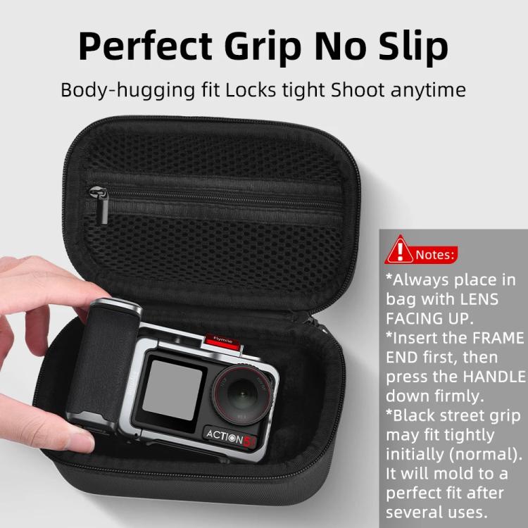 Estuche de transporte Flymile, negro) para DJI Osmo Action 5 — imagen 9