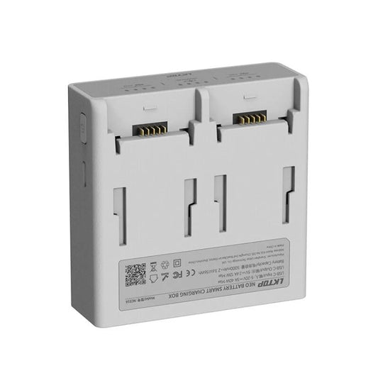 Estuche de carga rápida para batería inteligente de doble canal LKTOP NC016, administrador de carga para drones para DJI Neo