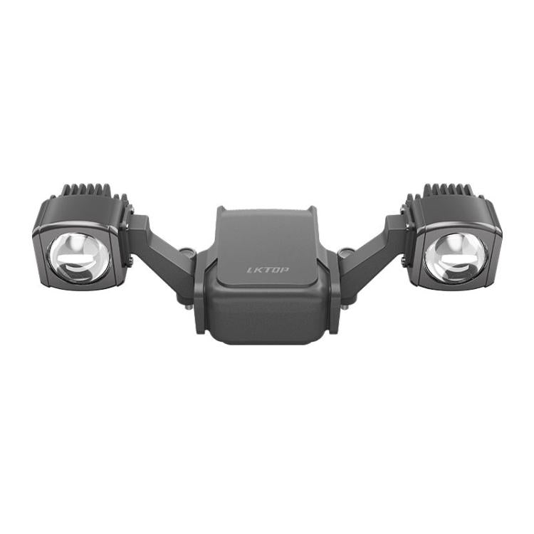Lámpara de destello colorida montada en dron con reflector LKTOP LK340 de 40 W