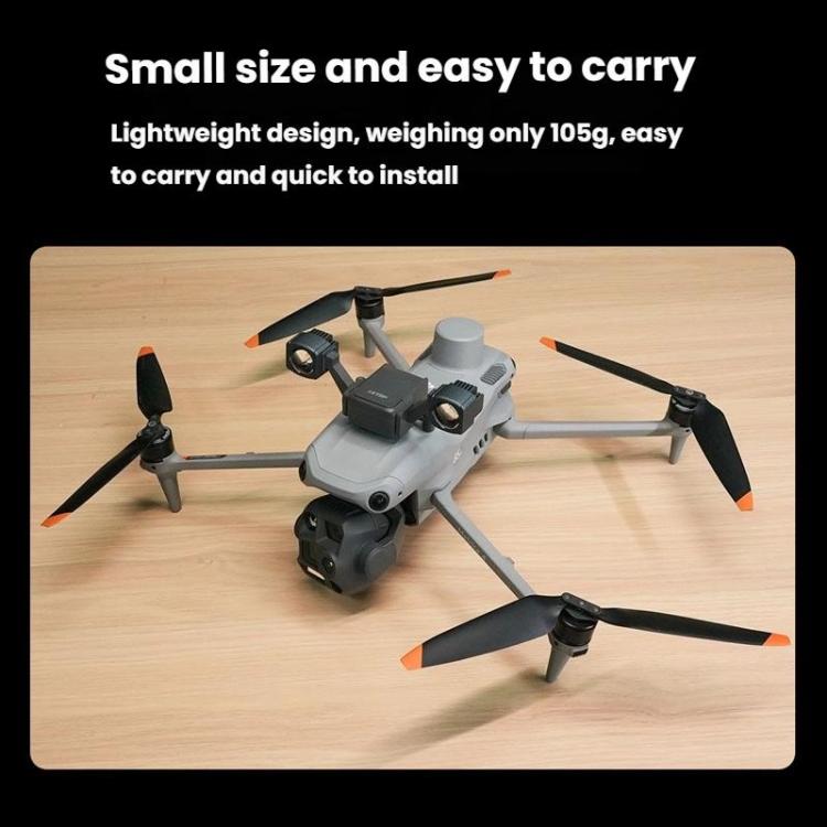 Lámpara de destello colorida montada en dron con reflector LKTOP LK340 de 40 W — imagen 4