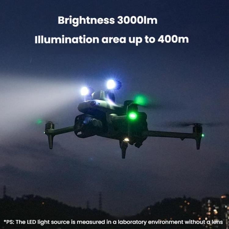 Lámpara de destello colorida montada en dron con reflector LKTOP LK340 de 40 W — imagen 6