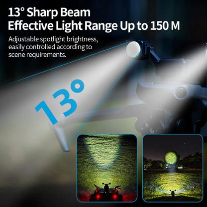 Lámpara de destello colorida montada en dron con reflector LKTOP LK340 de 40 W — imagen 7