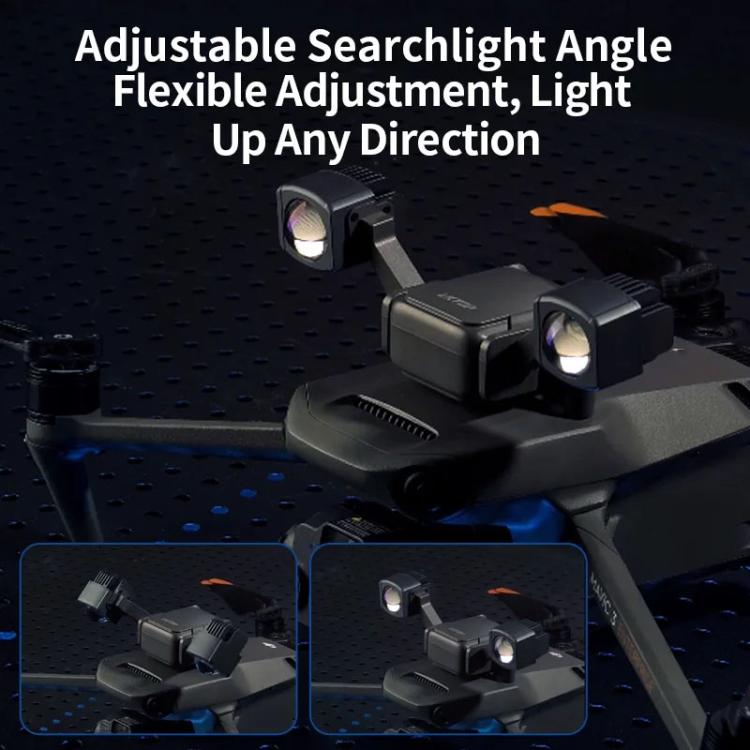 Mavic 3T / 3E LKTOP LK340 40W Reflector Dron Lámpara Intermitente Colorida Montada para DJI Mavic — imagen 6
