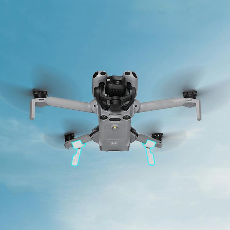 Soporte 1 par de tren de aterrizaje extensible en altura, protector plegable no desmontable para DJI Mini 5 Pro (gris) — ima…