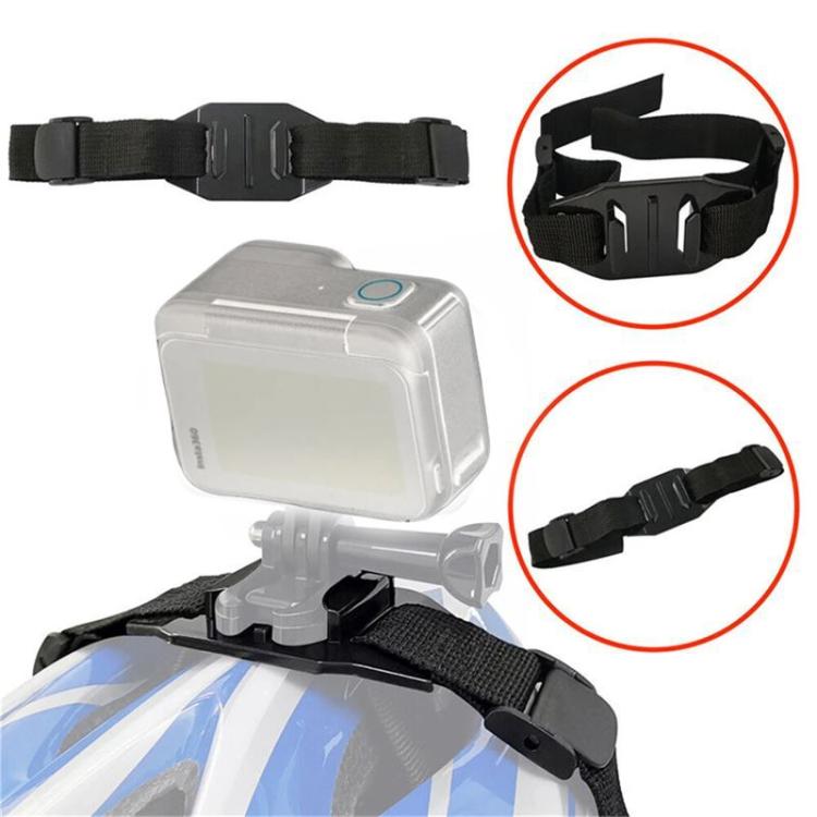 Soporte Universal para cámara de casco de bicicleta, correa ajustable para cascos ventilados/esqueleto, compatible con GoPro…