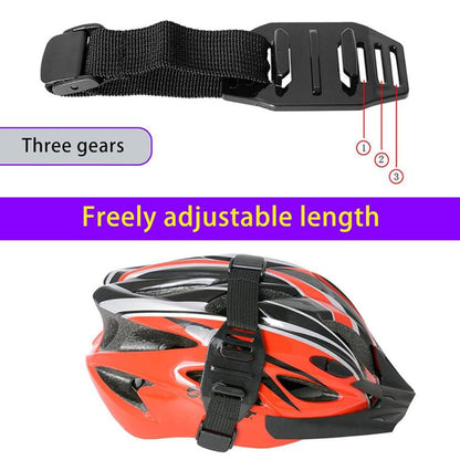 Soporte Universal para cámara de casco de bicicleta, correa ajustable para cascos ventilados/esqueleto, compatible con GoPro…