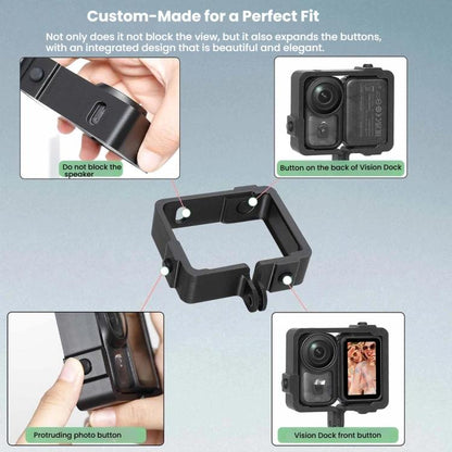 Marco protector extendido de plástico para cámara Osmo Nano (negro) para DJI Osmo — imagen 4
