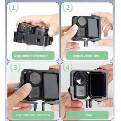 Marco protector extendido de plástico para cámara Osmo Nano (negro) para DJI Osmo — imagen 7