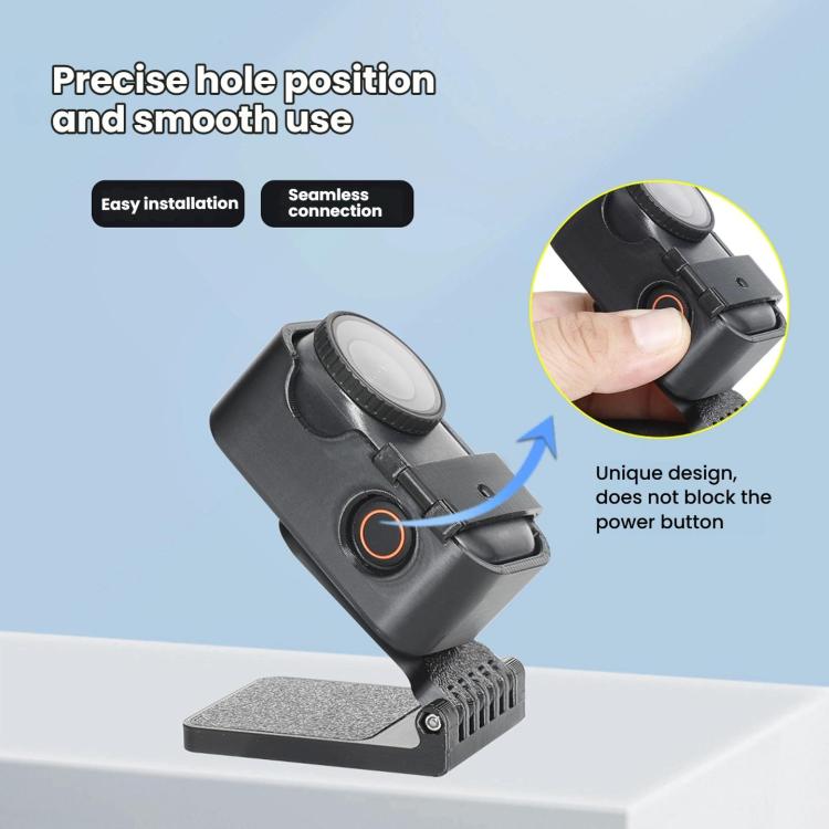 Soporte de escritorio con placa trasera magnética para cámara Osmo Nano (negro) para DJI Osmo — imagen 4