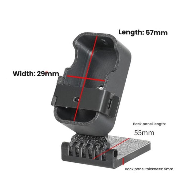 Soporte de escritorio con placa trasera magnética para cámara Osmo Nano (negro) para DJI Osmo — imagen 8