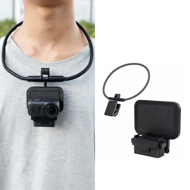 Soporte de escritorio con placa trasera magnética y correa para el cuello para cámara Osmo Nano y base Vision para DJI Osmo