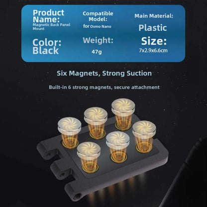 Soporte de escritorio con placa trasera magnética para cámara Osmo Nano y base Vision Dock para DJI Osmo — imagen 7