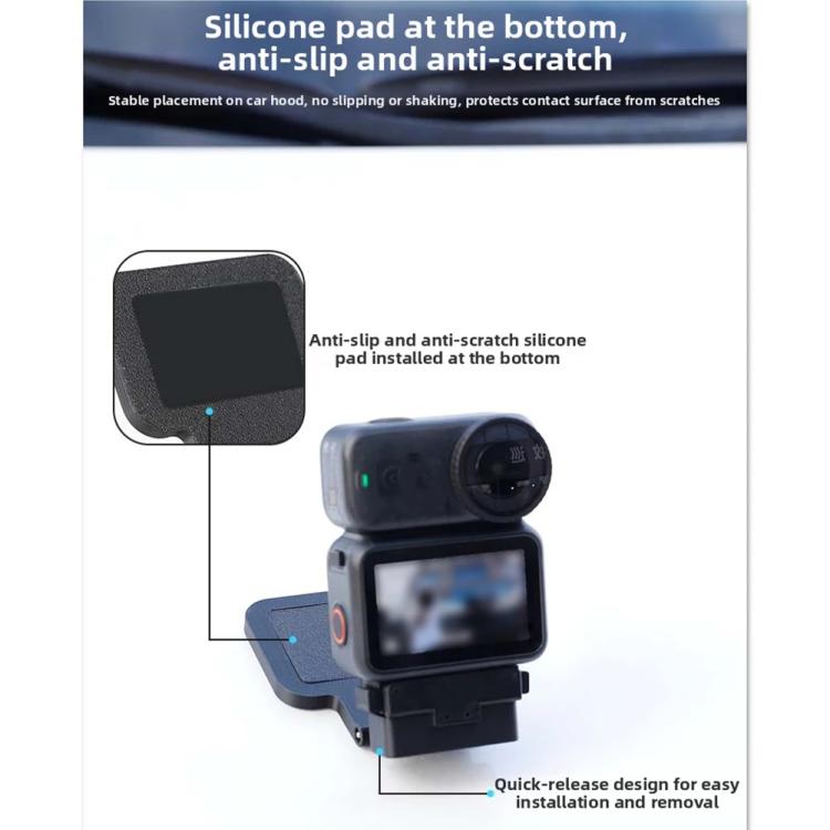 Soporte de escritorio con placa trasera magnética para cámara Osmo Nano y base Vision Dock para DJI Osmo — imagen 9