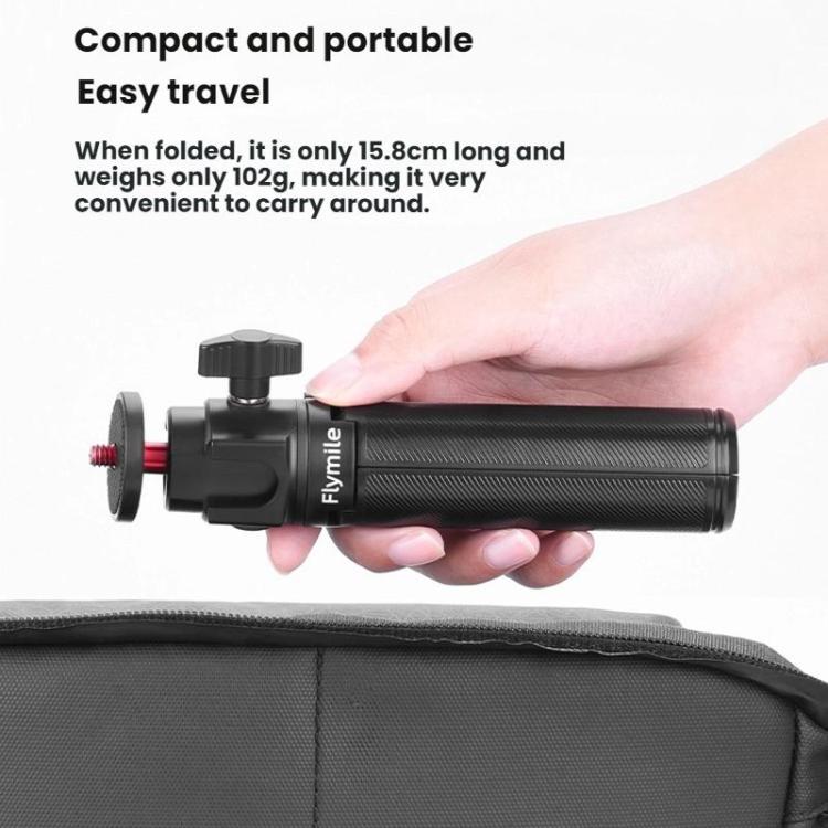 Trípode Flymile con palo selfie extendido para DJI Osmo Pocket 3 (negro) — imagen 7