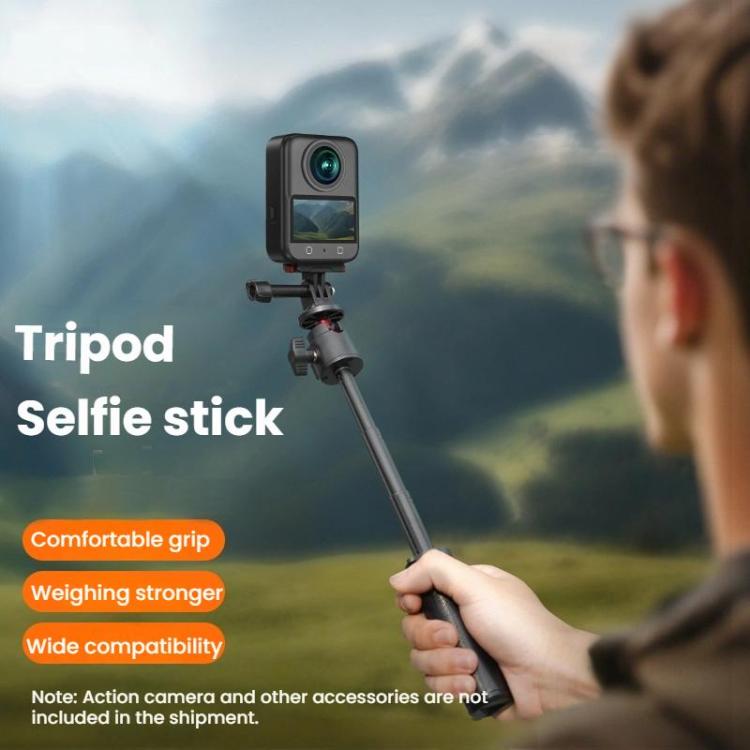 Trípode Flymile con palo selfie extendido para DJI Osmo Pocket 3 (negro) — imagen 10